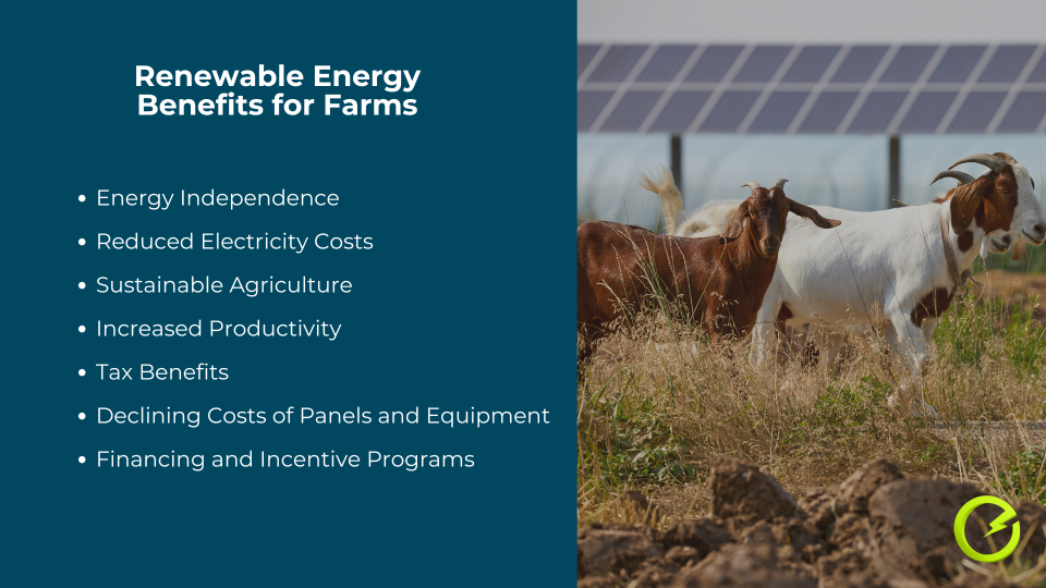 Renewable Energy Benefits for Farms