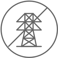 grid independence icon grey